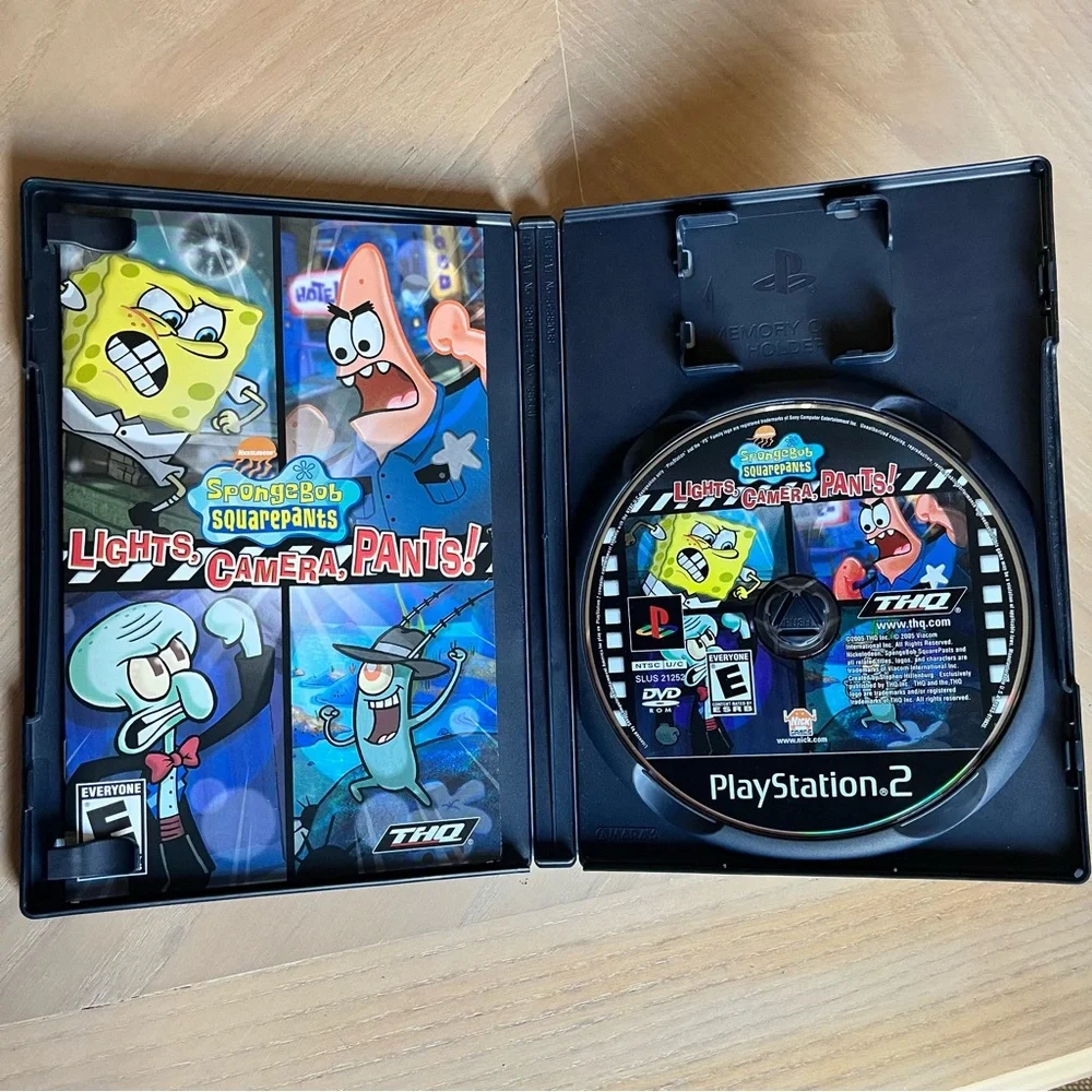 SPONGEBOB SQUAREPANTS: Lights, Camera, Pants! PlayStation 2 PS2 Video Game